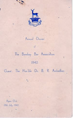 Antique Menu Card