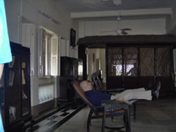 Relaxing after Dhansak